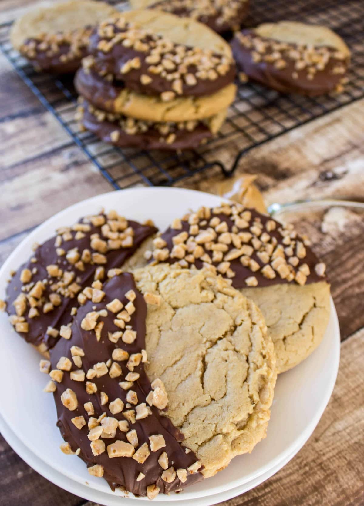 Best Ever Big Peanut Butter Cookies - Sugar Spun Run