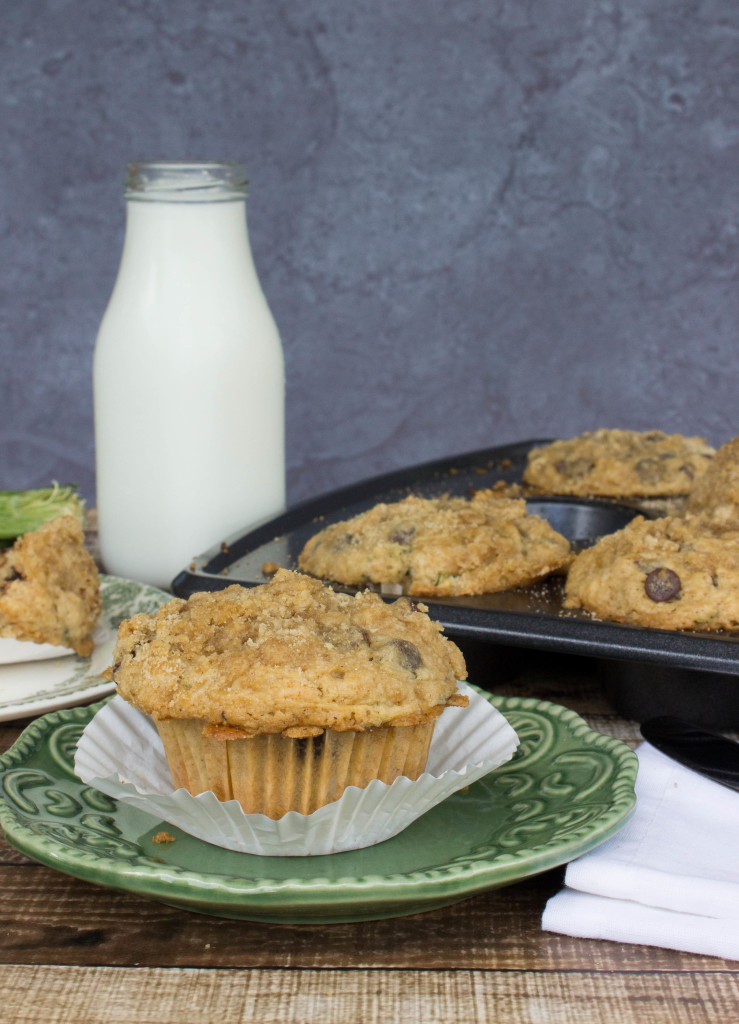 Chocolate Chip Zucchini Muffins Sugar Spun Run