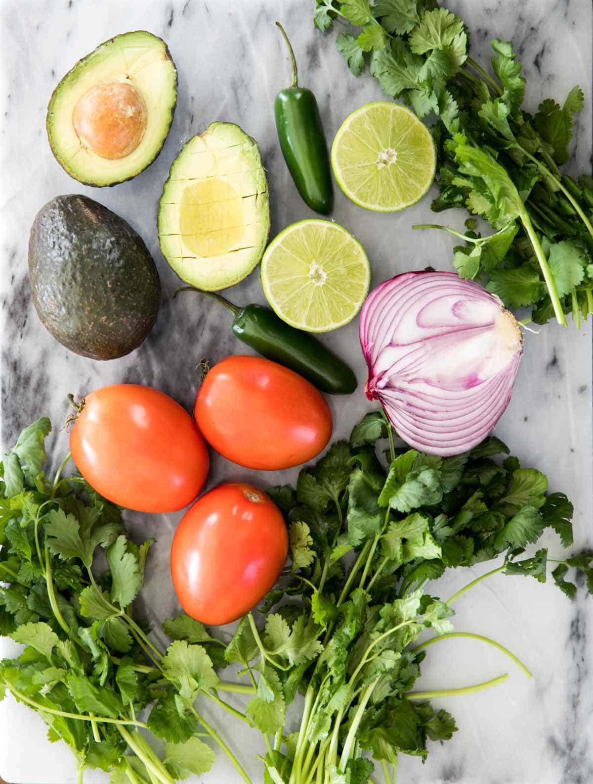 Ingredients for Avocado Salsa