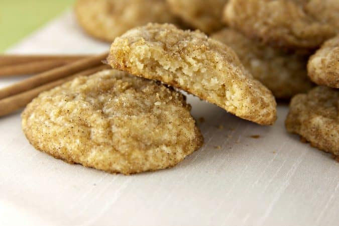 cinnamon cream cheese cookies rolled in brown sugar