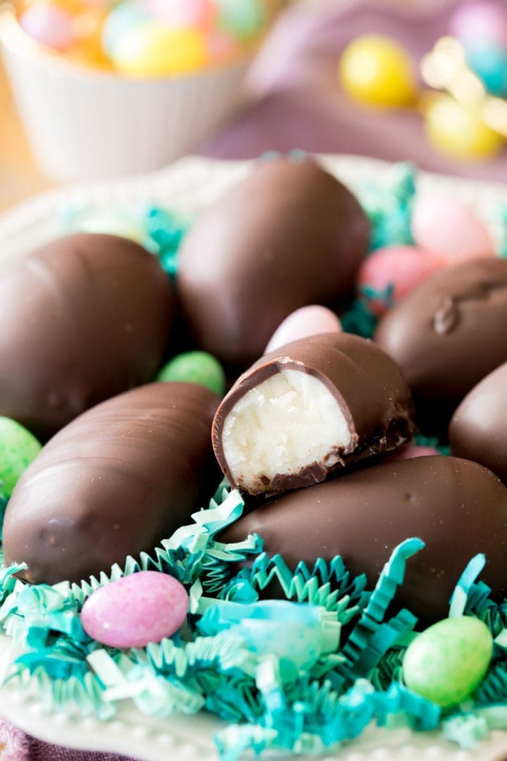 Old fashioned easter candy eggs