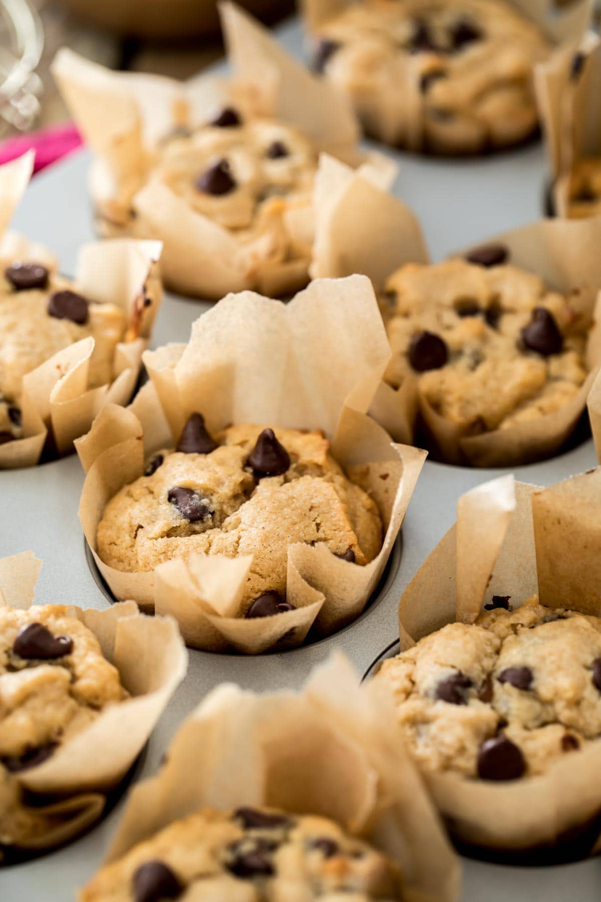 muffins in muffin tin