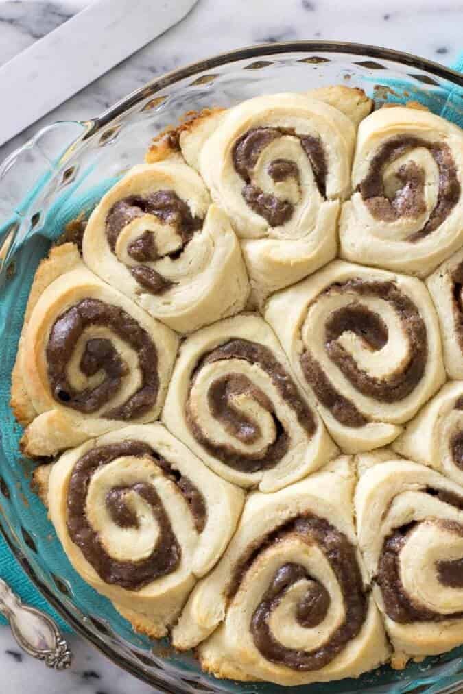 Easy Cinnamon Rolls (no yeast!)
