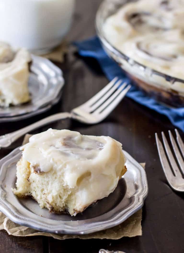 Easy Cinnamon Rolls (no yeast!)