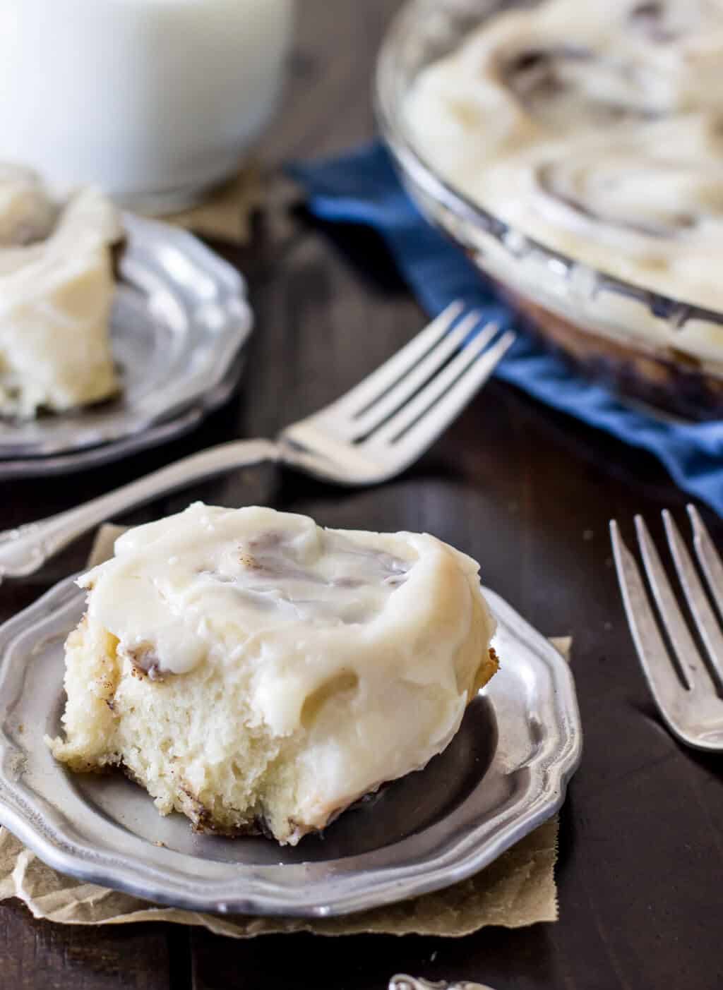 No yeast cinnamon rolls! These are so easy!