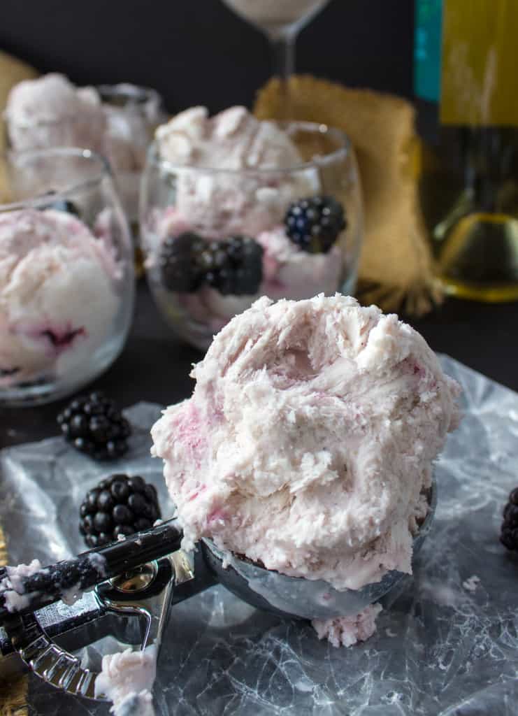 Strawberry Rose Rhubarb Ribbon Ice cream — OhCarlene