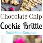 Chocolate chip cookie brittle