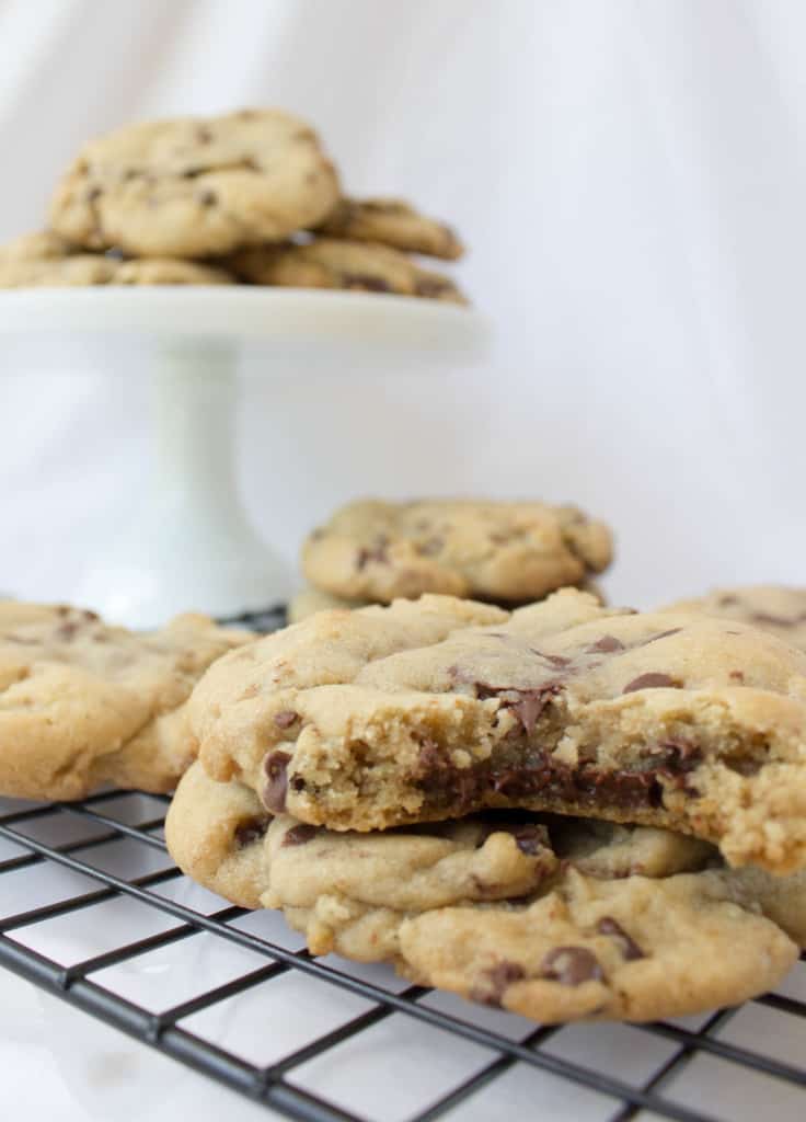 Brown Butter and Bourbon Cookies -- close up