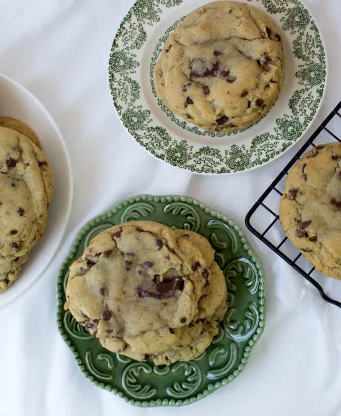 Overhead of Browned Butter and Bourbon Cookies