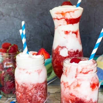 frozen daiquiris with cream