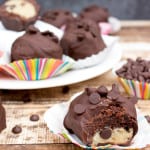 cookie dough brownie truffle