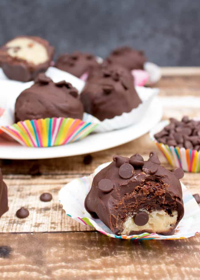 Cookie Dough Brownie Truffles Sugar Spun Run