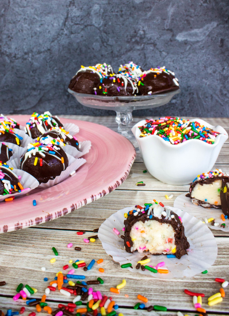 Funfetti Cake Batter Truffles Sugar Spun Run