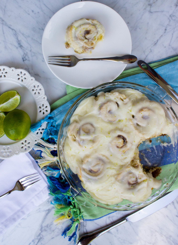 Key Lime Cinnamon Rolls (no yeast) Sugar Spun Run