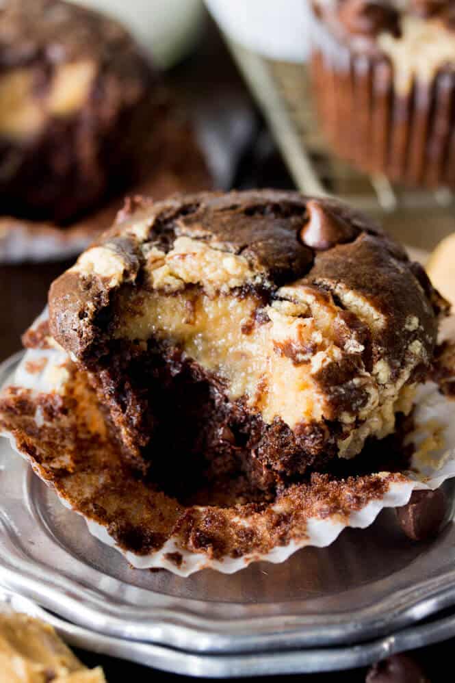 Peanut butter chocolate muffins