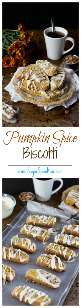 Pumpkin Spice Biscotti SugarSpunRun