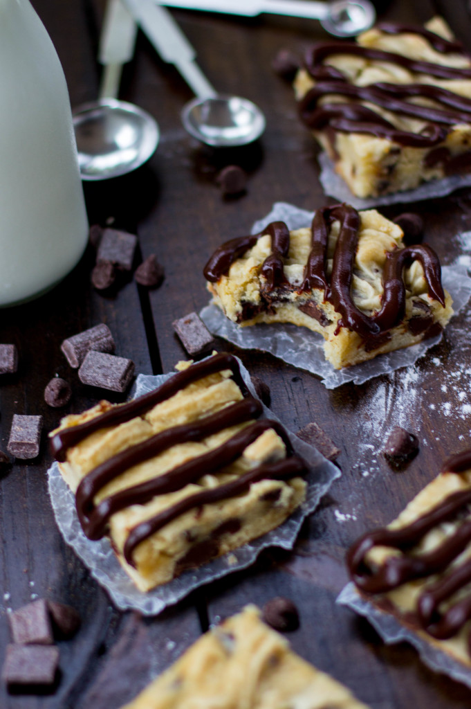 Super Soft Chocolate Chip Cookie Bars Sugar Spun Run