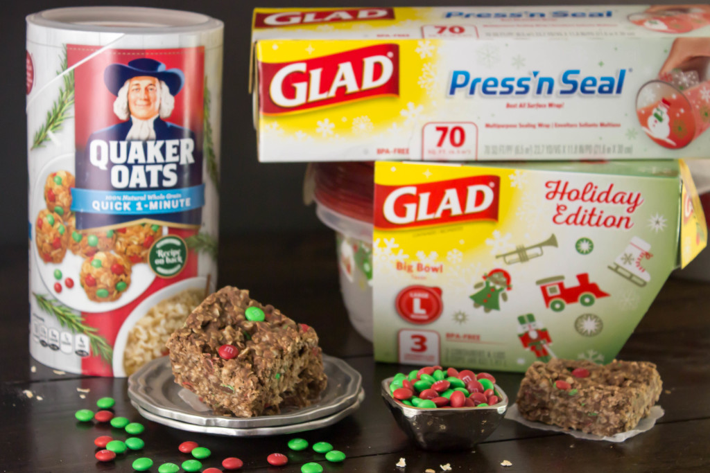 Oats & Chocolate Candy Bars {No Bake!} Sugar Spun Run