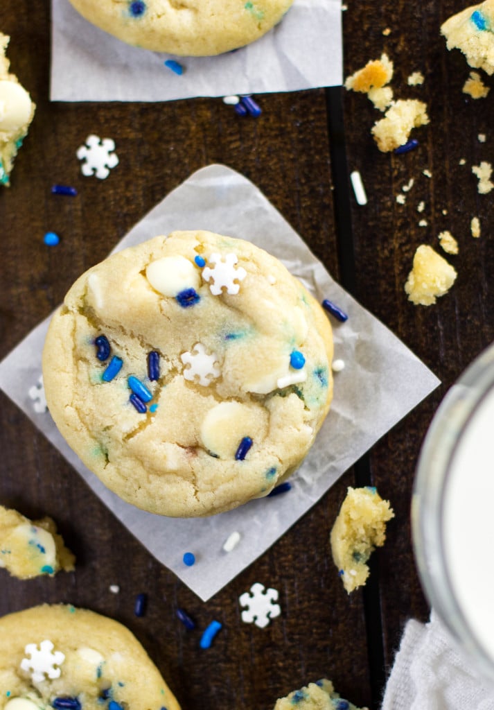 blizzard cookies - cream cheese and sprinkles and butter-3