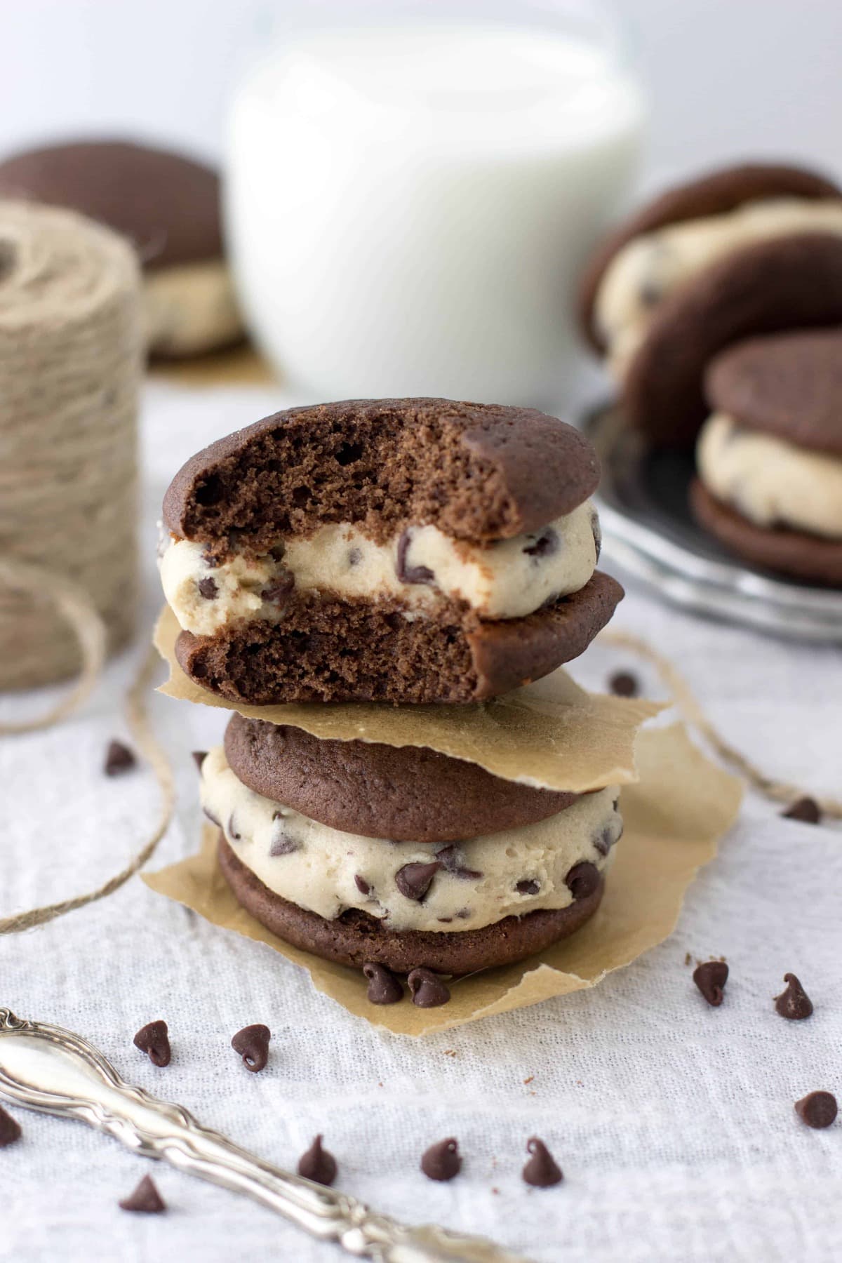 Cookie Dough Whoopie Pies (Gobs) Sugar Spun Run