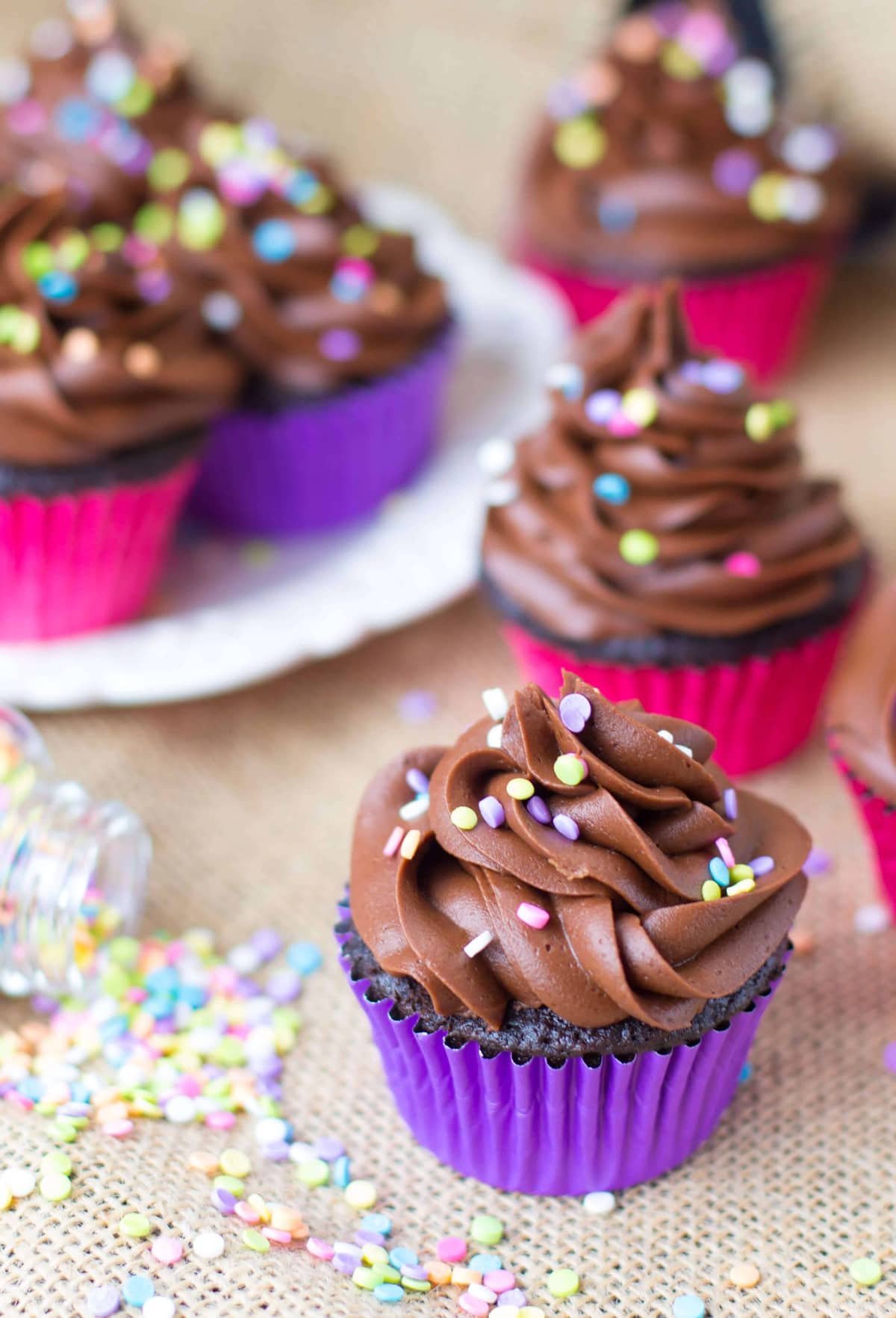 Tasty Halloween Cupcakes with Chocolate