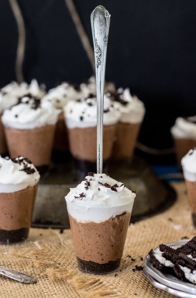 Easy Desserts -- Nutella Crunch Dessert Shooters