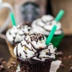 Starbucks double chocolate chip frappuccino cupcakes
