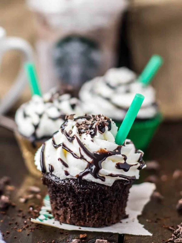 Starbucks double chocolate chip frappuccino cupcakes