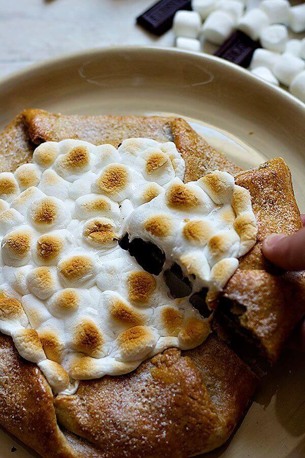 S\'mores galette