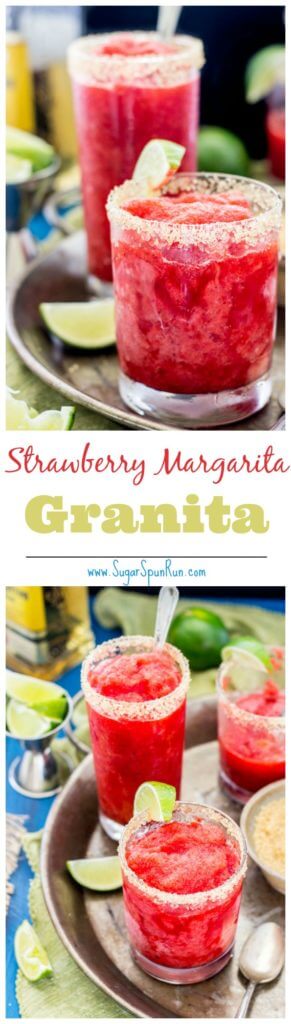 Strawberry Margarita Granita - 90