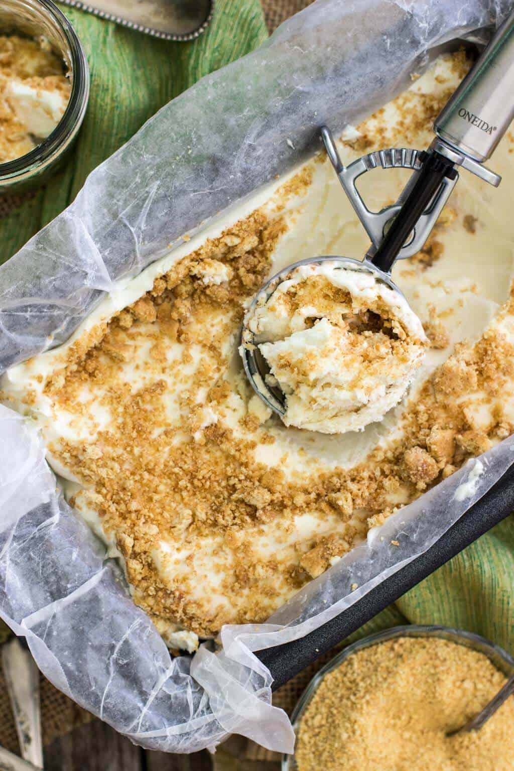 Key Lime Pie No-Churn Ice Cream