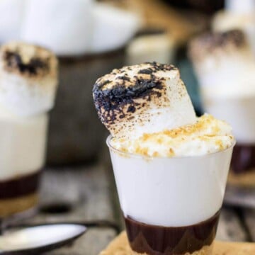 S'mores dessert shooters