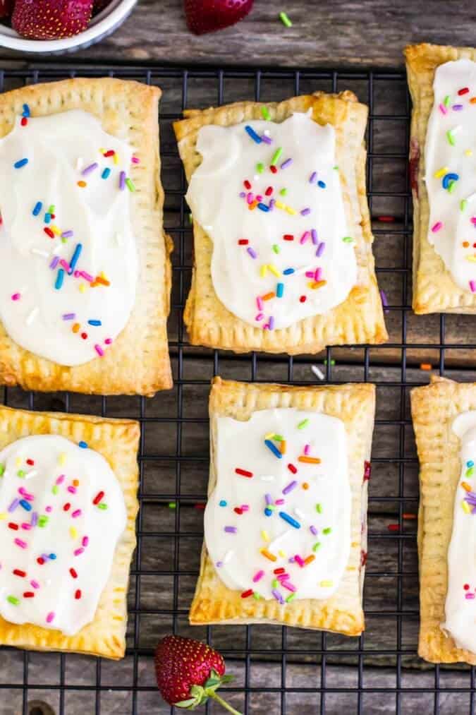 Homemade Strawberry PopTarts Sugar Spun Run