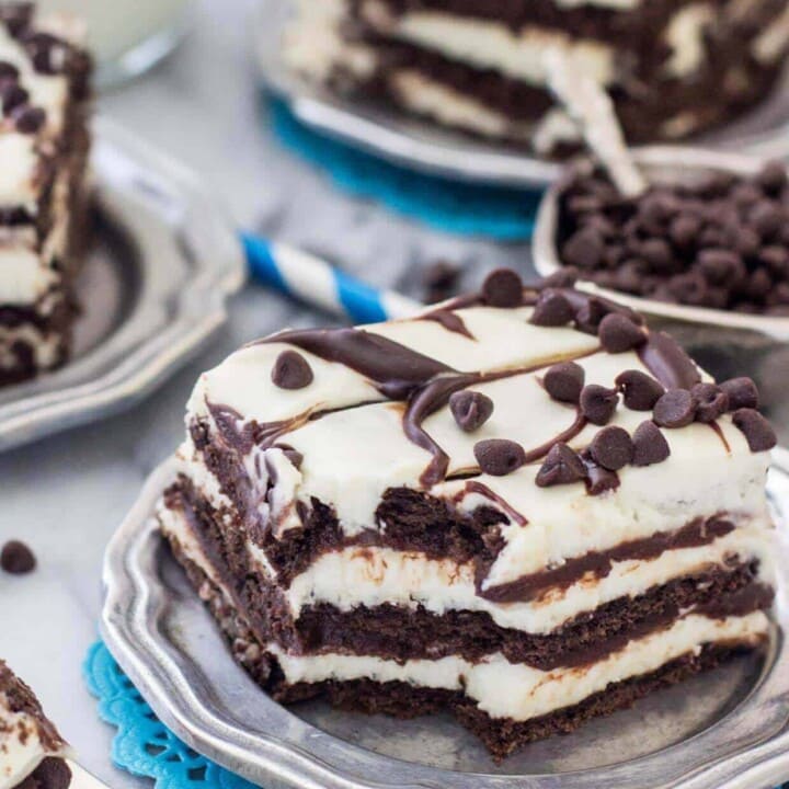 Chocolate Icebox Cake - Sugar Spun Run