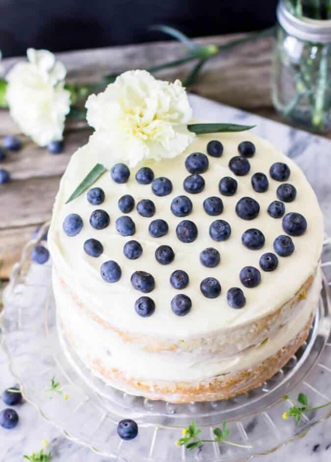 Lemon Blueberry Tarts  in Mason Jar Lids  - 79