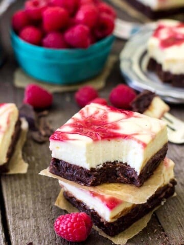 raspberry cheesecake brownies