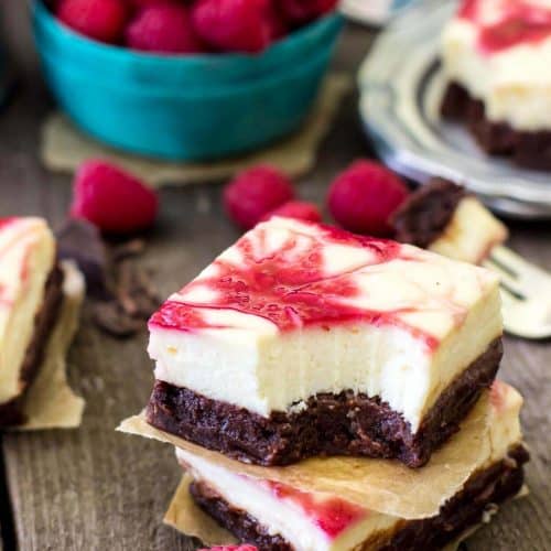 raspberry cheesecake brownies