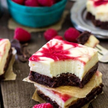 raspberry cheesecake brownies