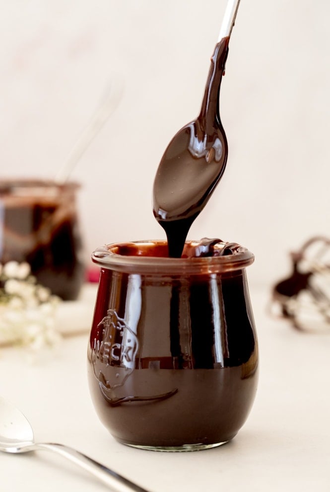 Homemade Hot Fudge Sauce Chocolate Sauce Sugar Spun Run