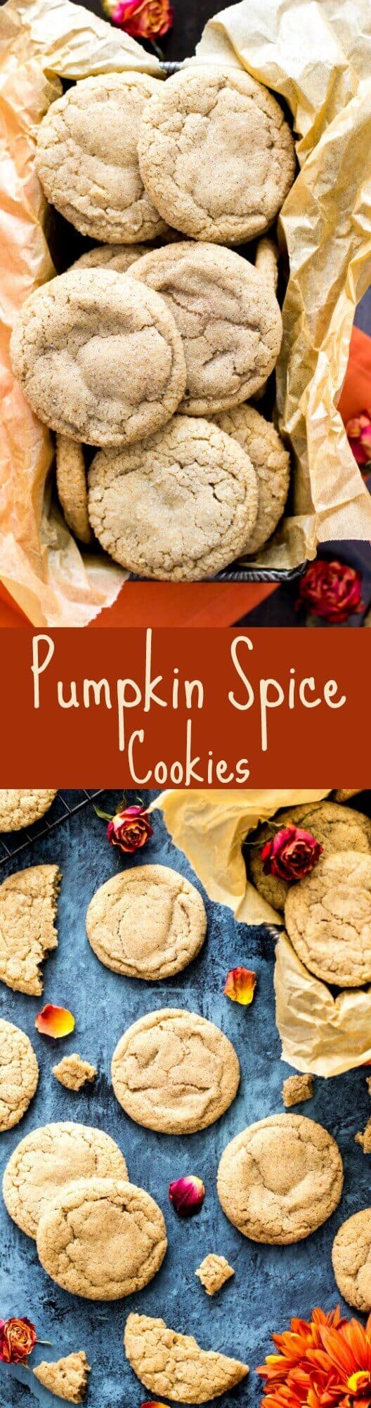 Pumpkin Spice Cookies -- these are my new Fall favorite!
