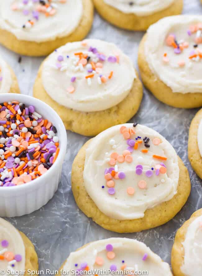 Lofthouse Style Pumpkin Cookies