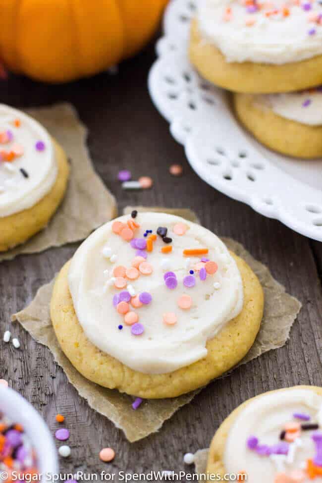 Lofthouse Style Pumpkin Cookies