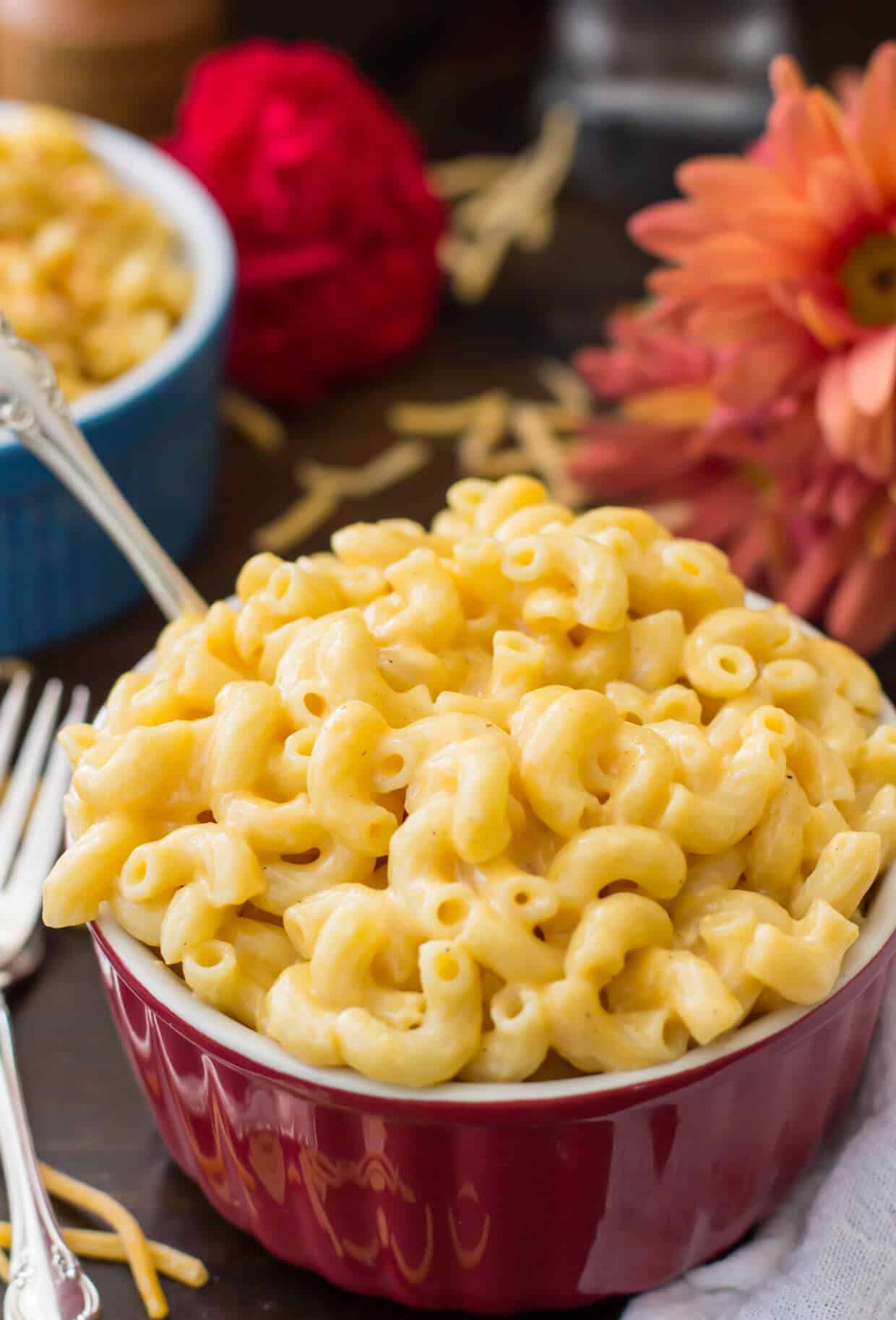 Easy Macaroni & Cheese (no flour / no roux) - Sugar Spun Run