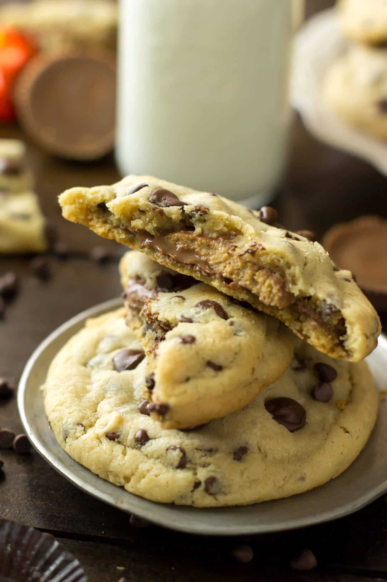 Nutella Stuffed Cookies Sugar Spun Run
