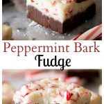 Peppermint Bark Fudge