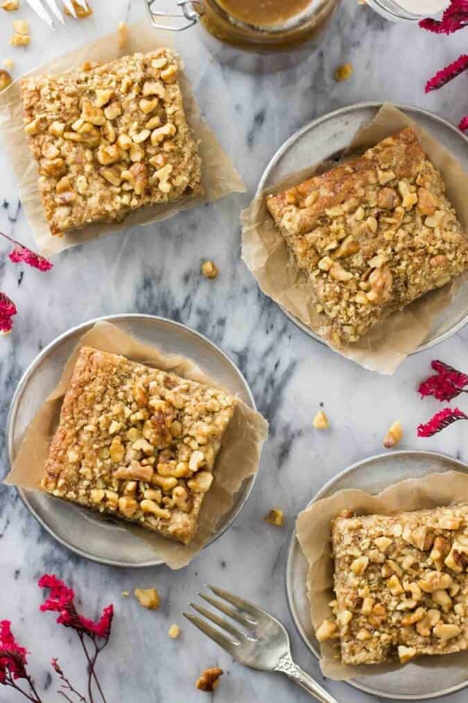 Brown Butter Blondies || SugarSpunRun