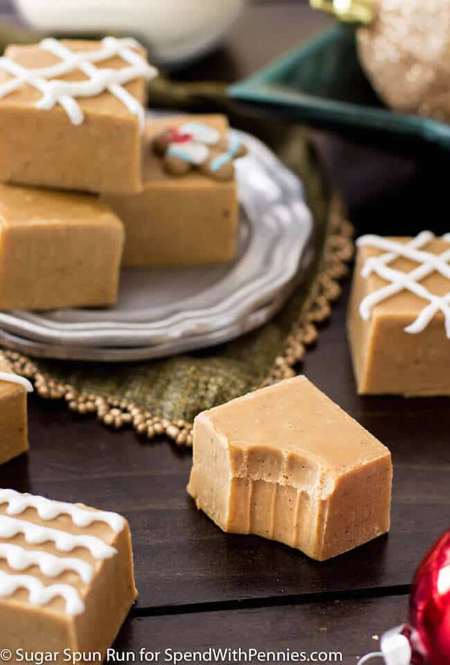 Gingerbread Spice Fudge || Sugar Spun Run