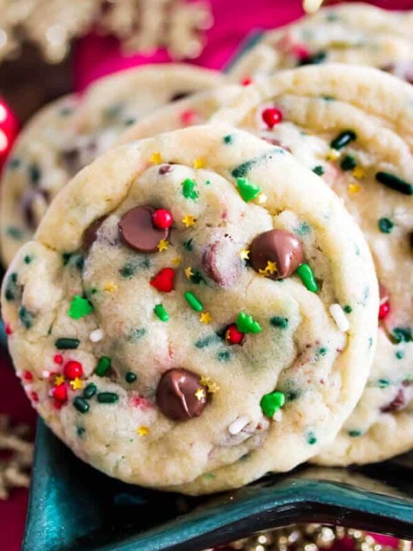 Funfetti christmas cookies