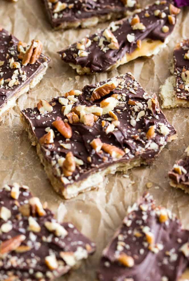 Saltine Cracker Candy - Sugar Spun Run