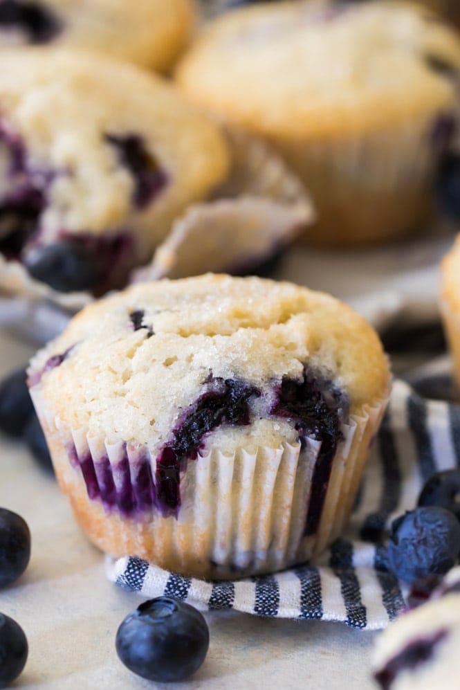 The Best Blueberry Muffins (with Video!) - Sugar Spun Run